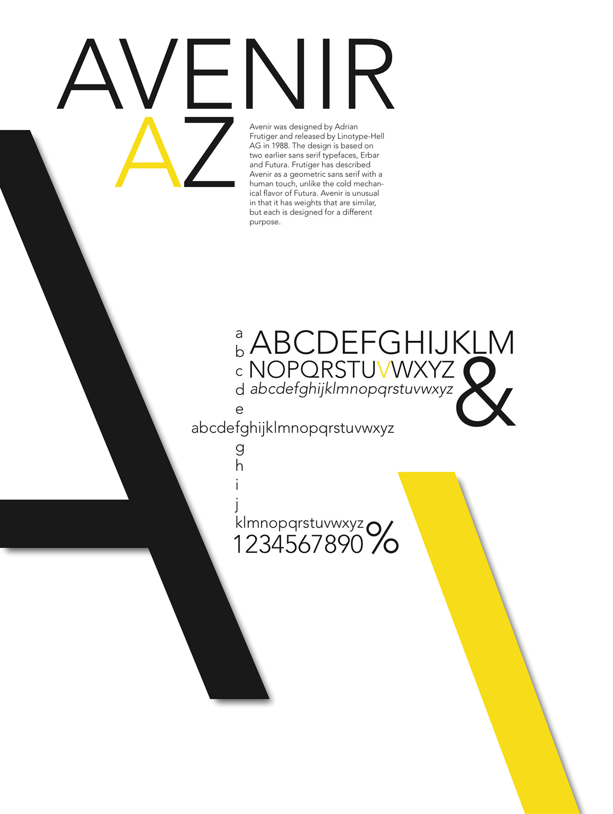 avenir typeface