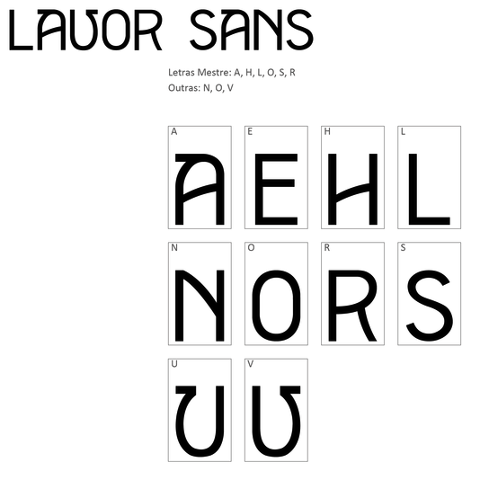 Adriana Fonseca Lisbon created Lavor Sans 2012 monoline sans with some 
