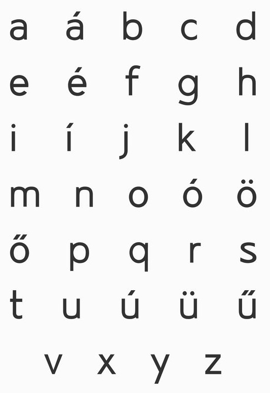Hungarian Font