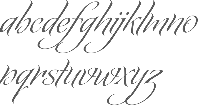  a delicate wedding script or makeup brand script HabanoST 2003 