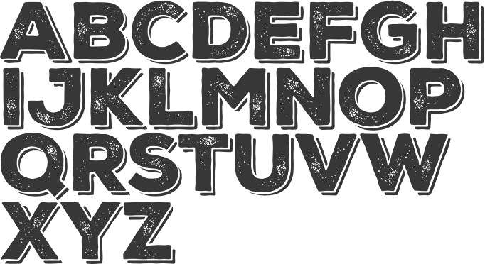 Letterpress fonts