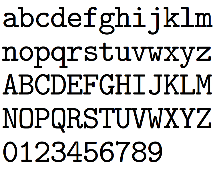 Computer Modern Fonts