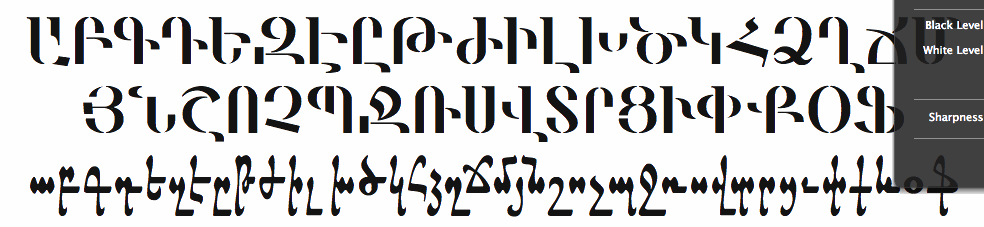 Microsoft Word Compatible Armenian Font Naxreplatinum