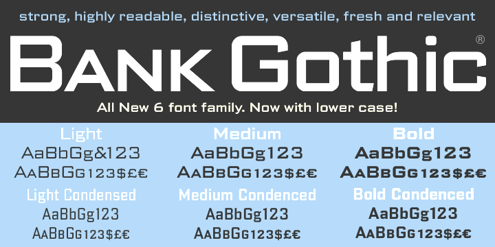 bank gothic bold font free