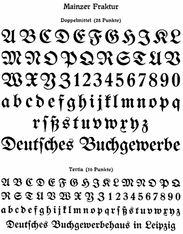 Bertholdr Mainzer Fraktur Font · 1001 Fonts