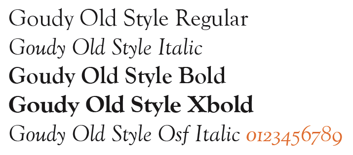 goudy old style bold font free download