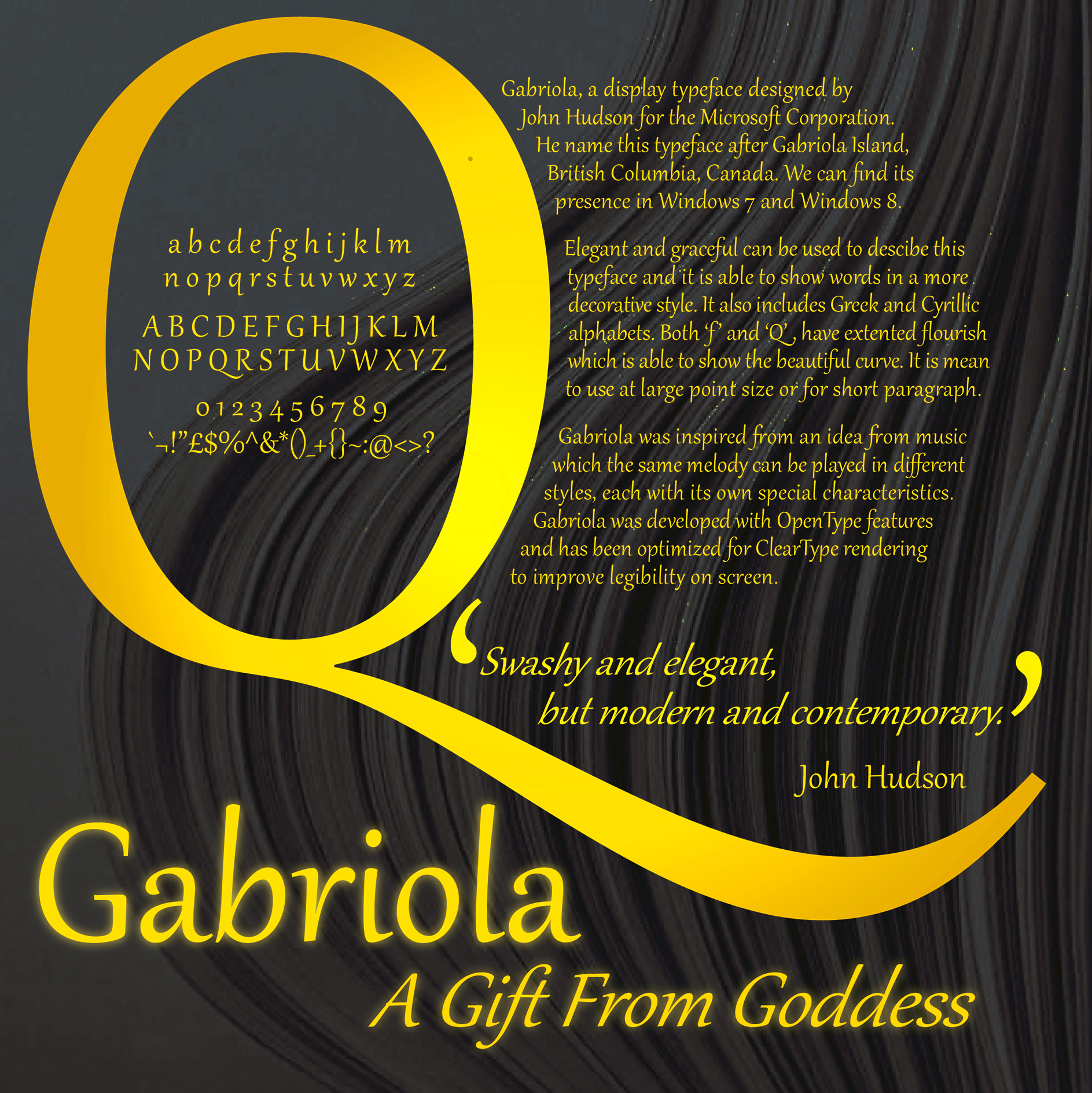 gabriola font family