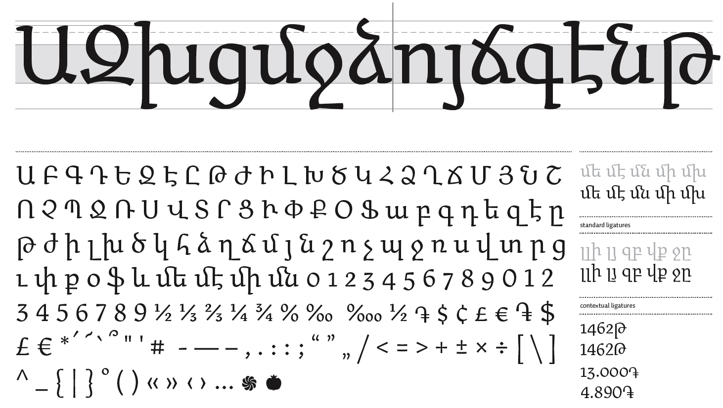 armenian font for photoshop