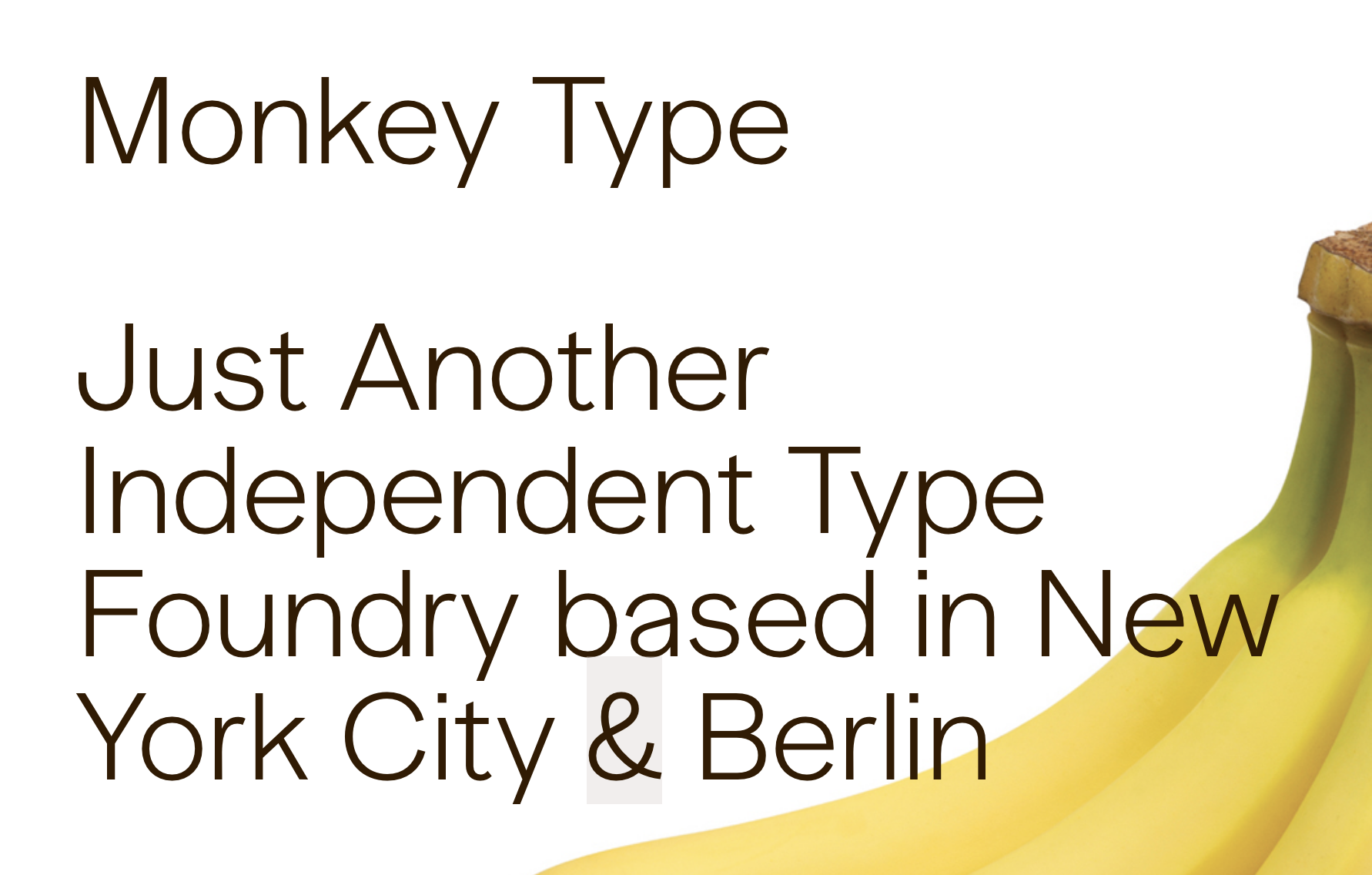 Meet Monkey Type, an international collective bananas about fonts