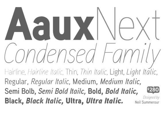Aaux Font Familyl