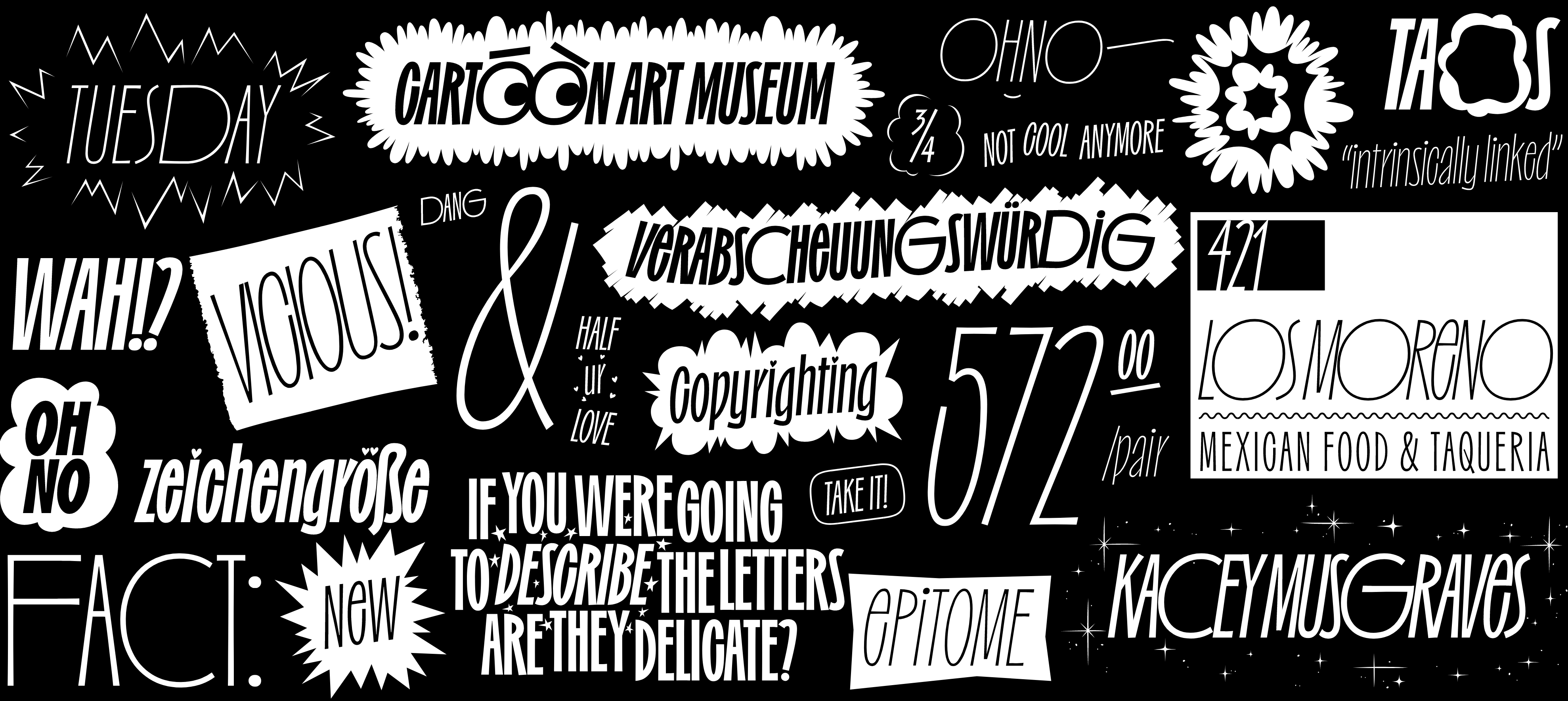 TypEx I font - from experimental font family by Ochakov