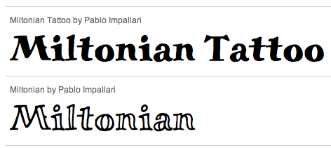 roman tattoo fonts