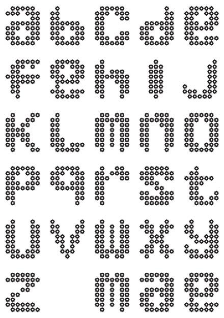 Identifont - PF Pixelscript