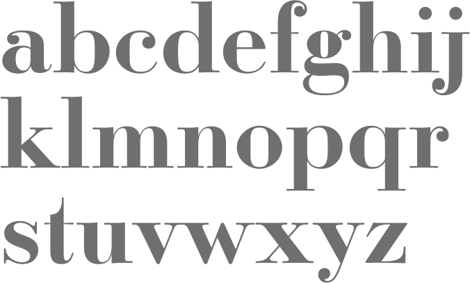 Download Free Modern Typefaces Bodoni Didot Walbaum Thorowgood Computer Modern Etc PSD Mockup Template