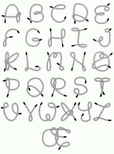 rope font computer