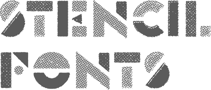 Download Stencil Fonts SVG Cut Files