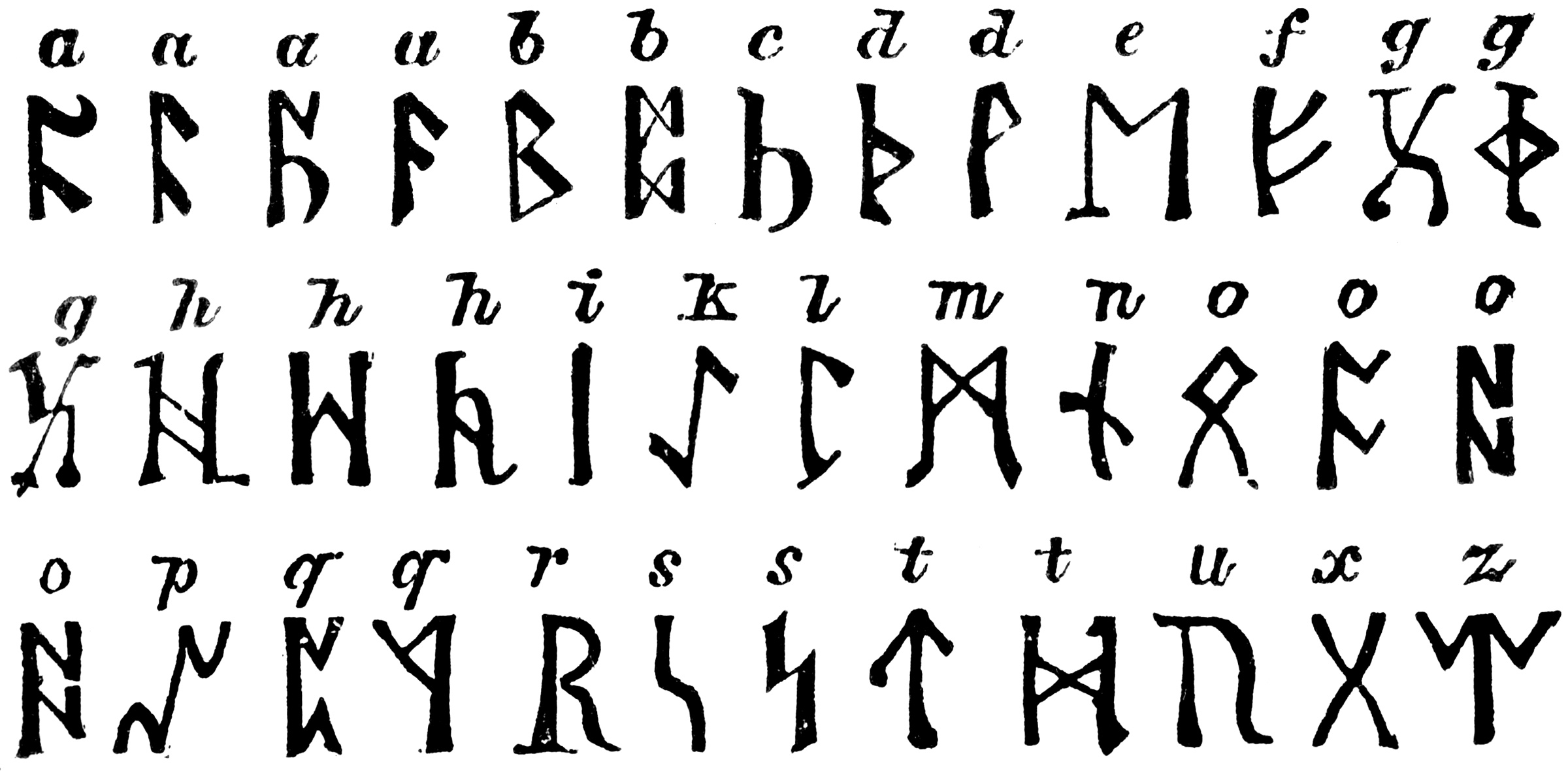 Free rune fonts