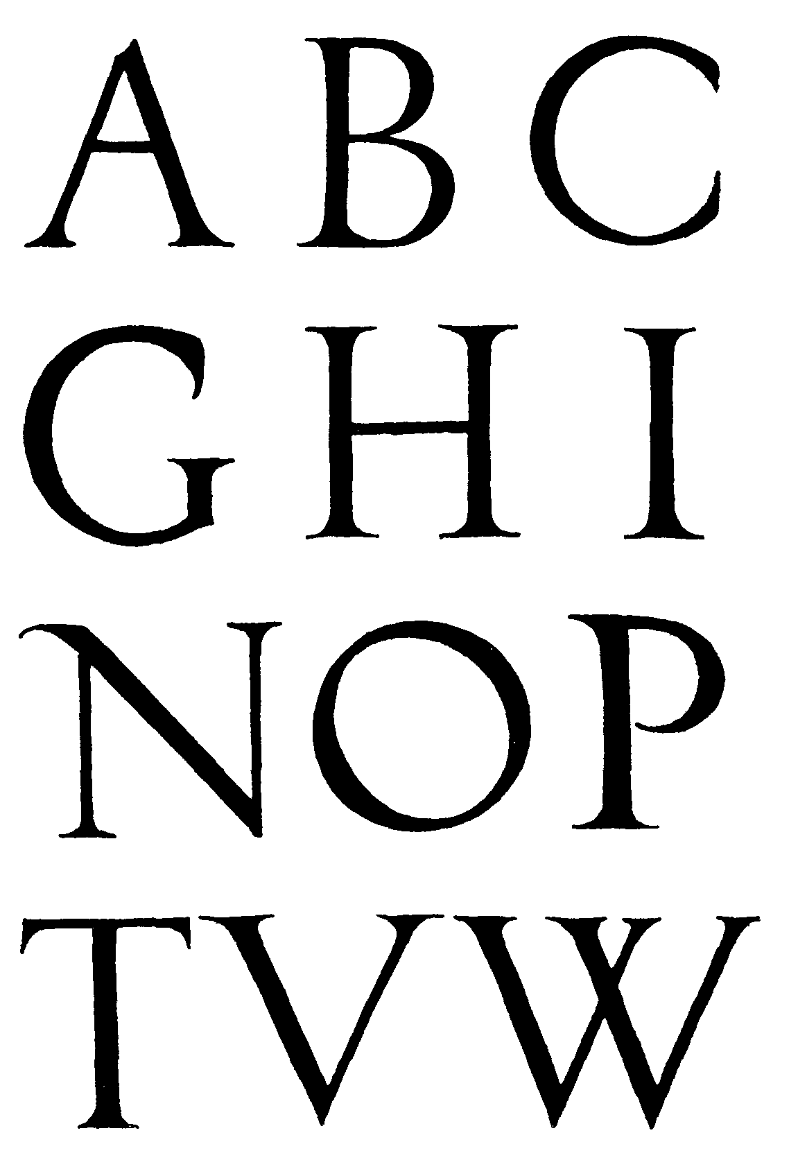 classic roman font