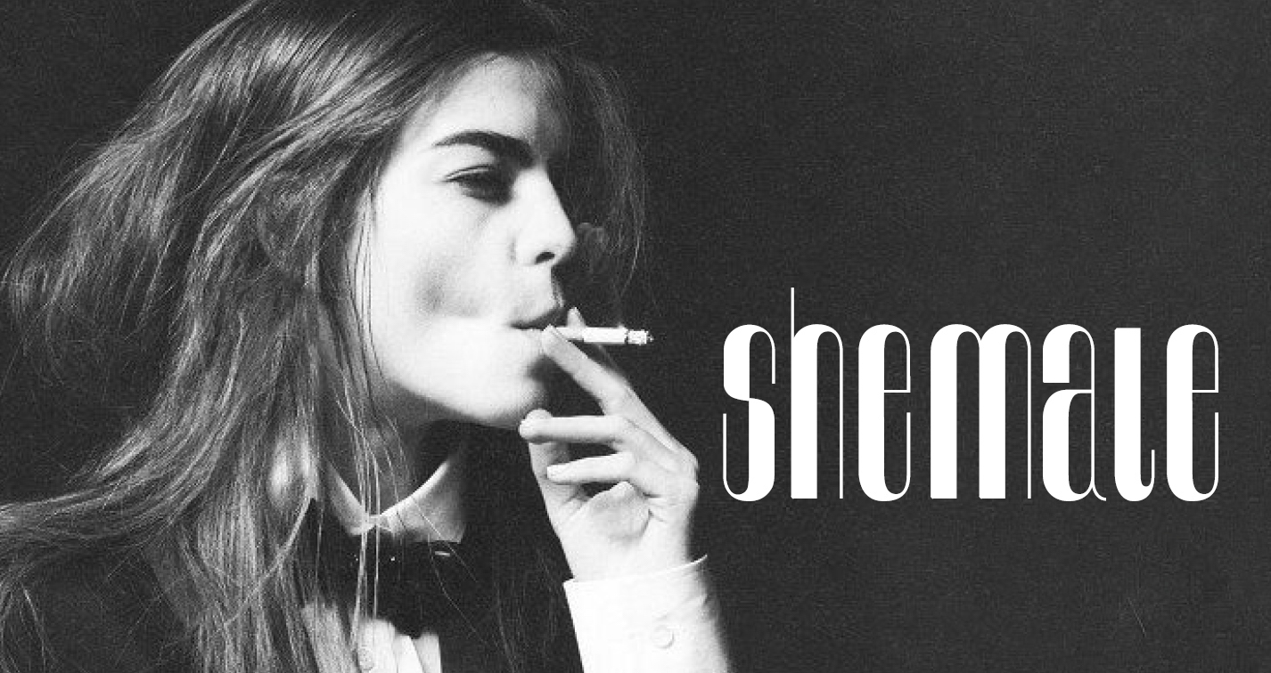 Shemale Smoking Cigarettes