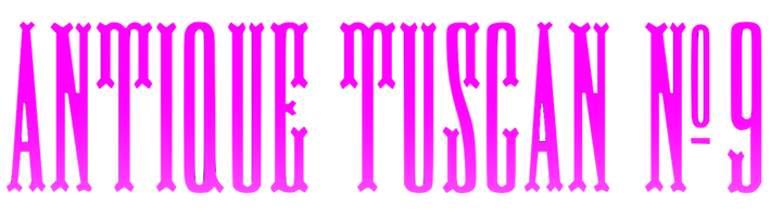 Download Free Tuscan Fonts SVG DXF Cut File