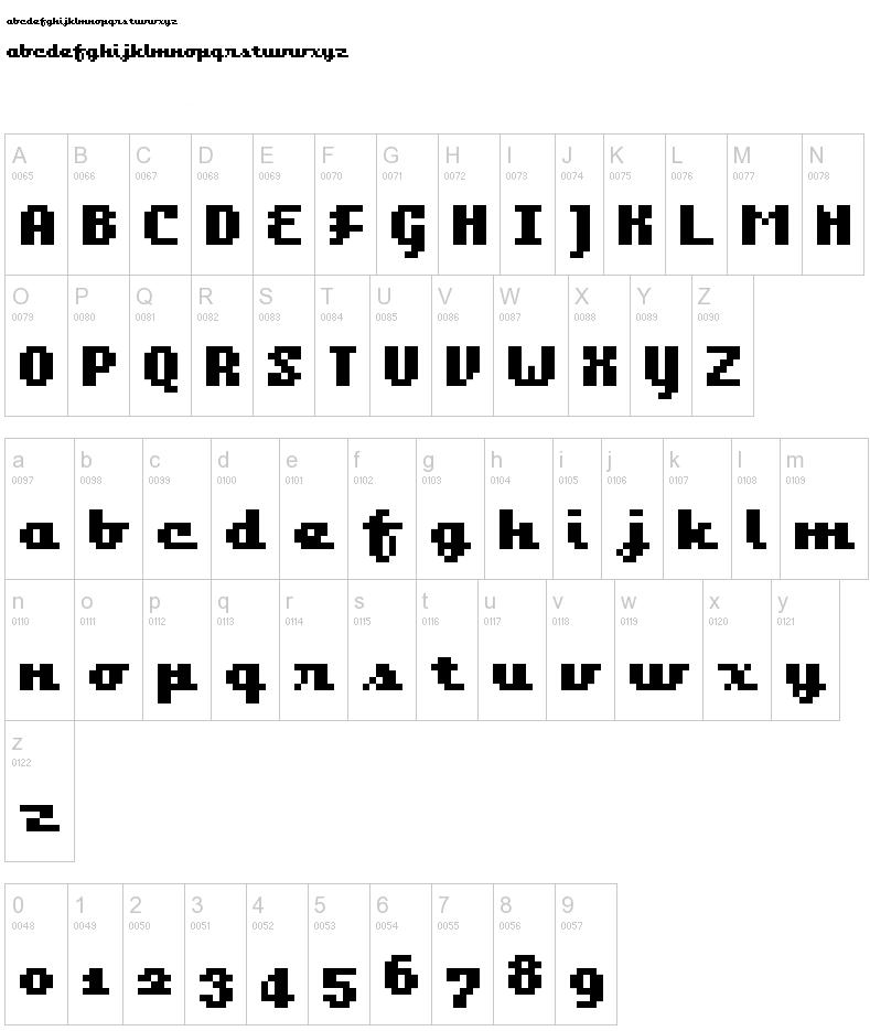 Featured image of post Tiny Pixel Art Font