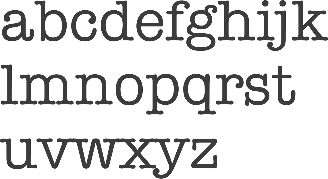 american typewriter typeface family download