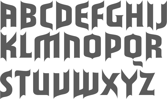 edgy fonts free