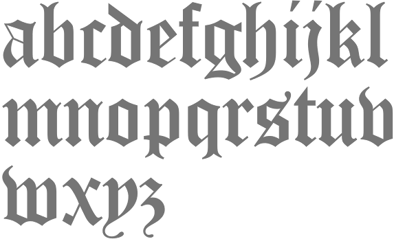 old english letters font