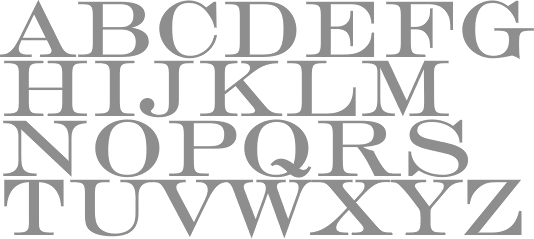 engravers shaded font