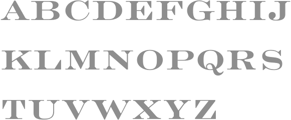 engravers shaded font