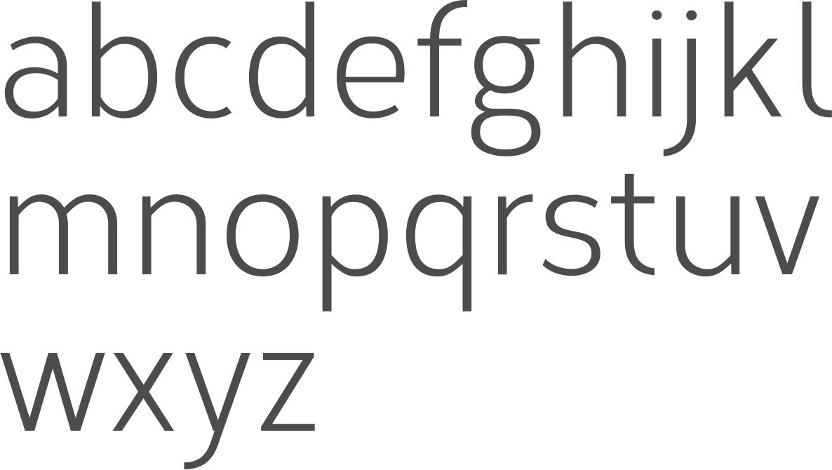 futura typeface diagram