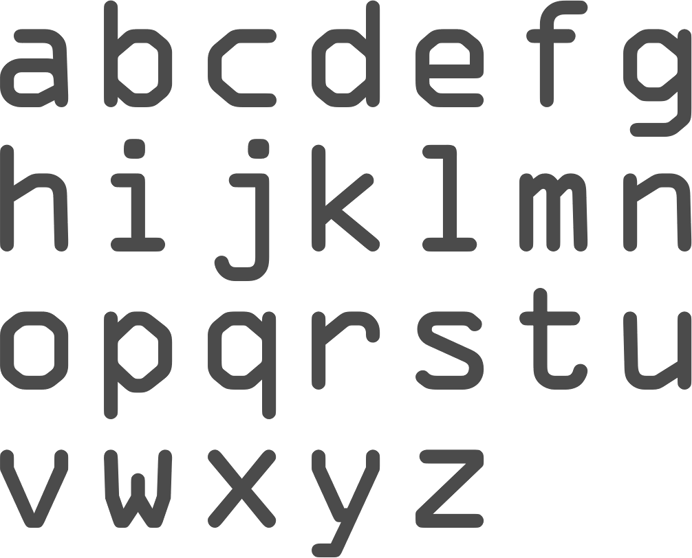 oc bold typeface