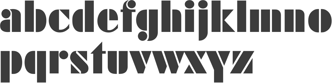 Typonine Stencil – Typographica