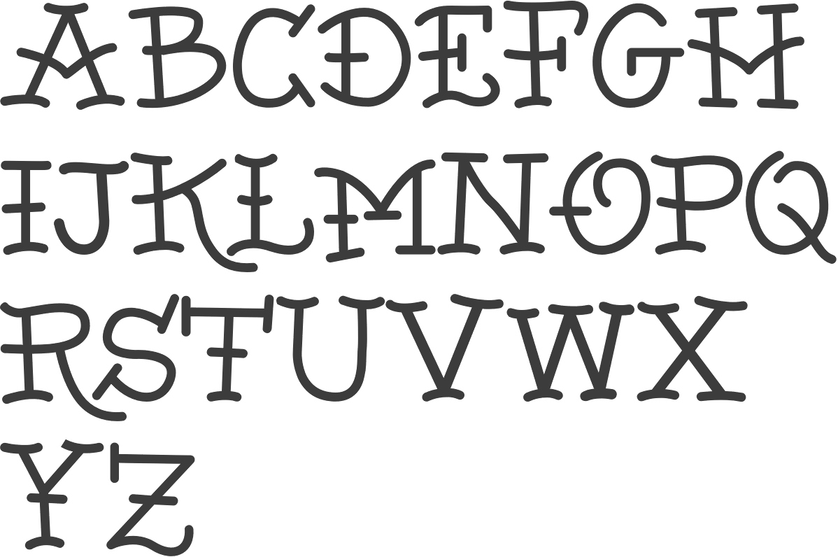traditional tattoo script font