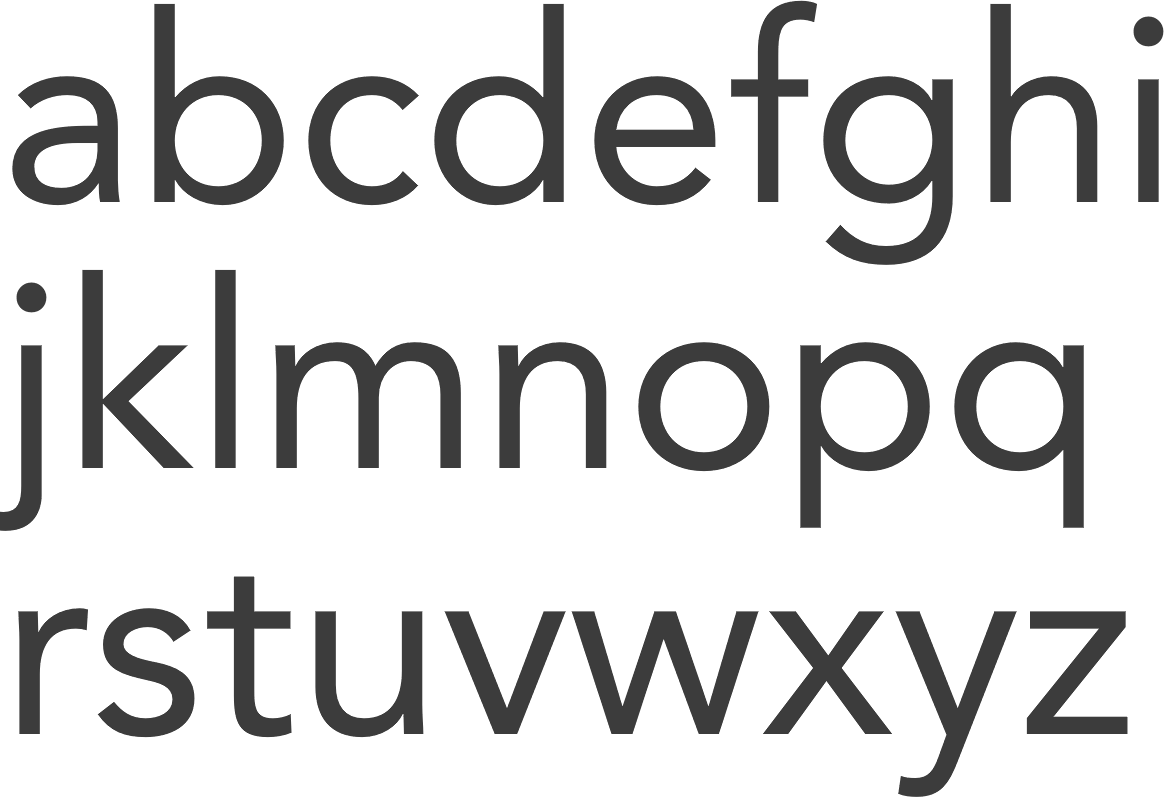 avenir typeface poster
