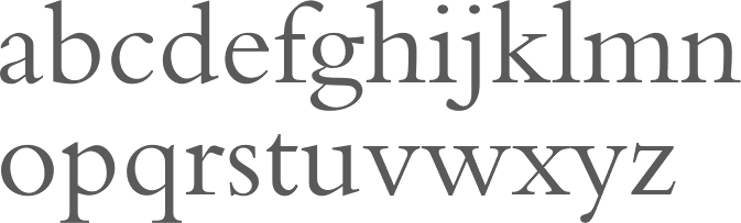 bembo roman font