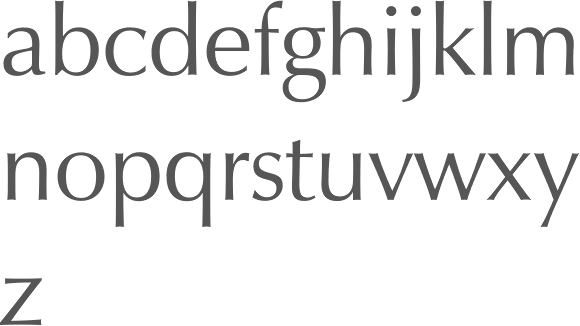 garamond humanist typeface