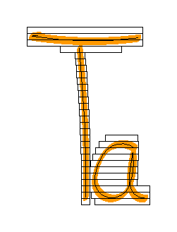 Strip kerning for Fungus typeface