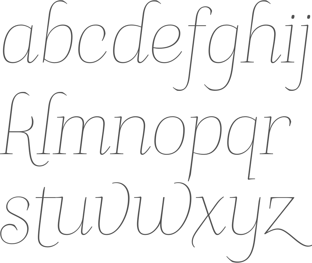 sinffonia corradine fonts